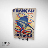 Affiche Colmar ww2 Français au travail !