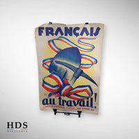 Affiche Colmar ww2 Français au travail !