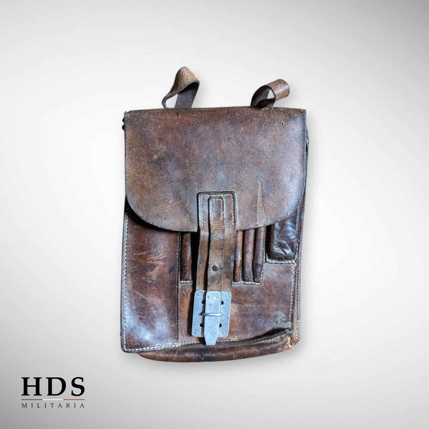 German WW2 15th Panzer Division Map Holder