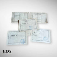 lot of 6 permissions 5RAC Artillery ww1