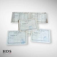 lot de 6 permissions 5RAC Artillerie ww1