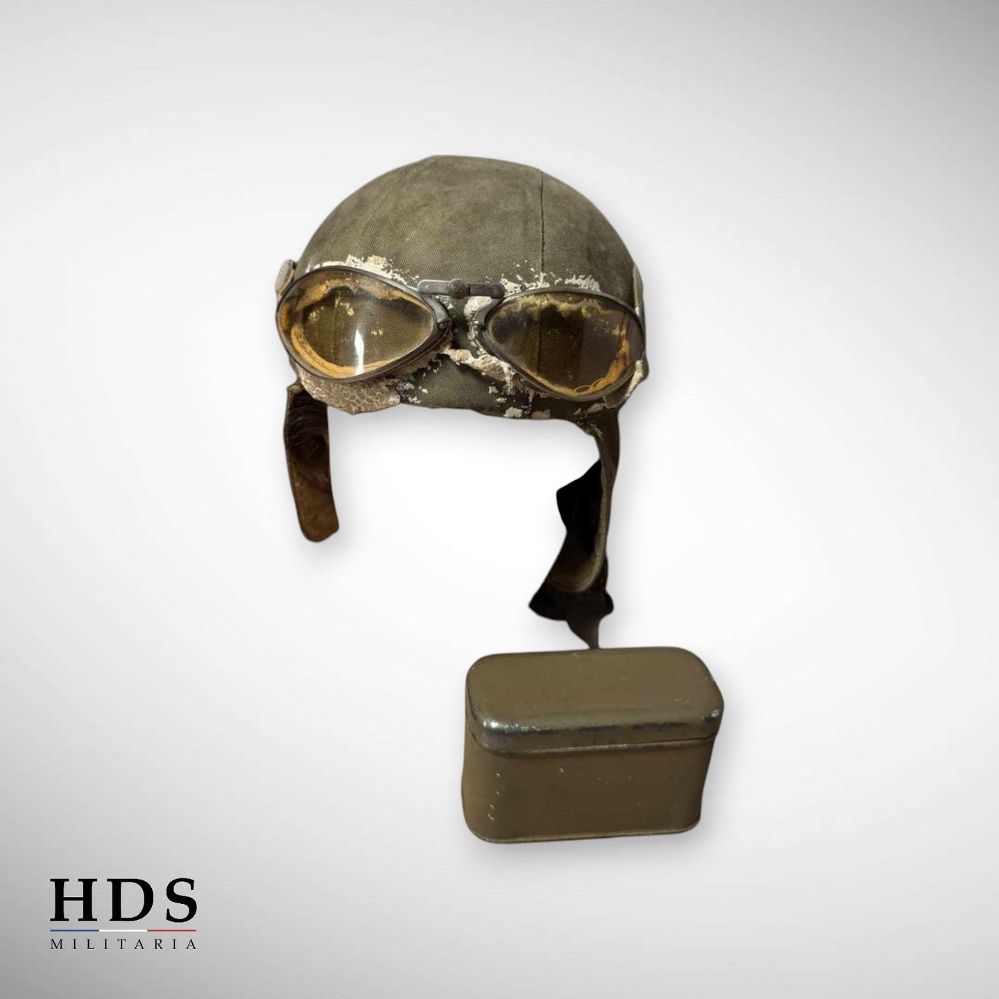 Casque Gueneau Parachutiste 1950 Indochine Algérie