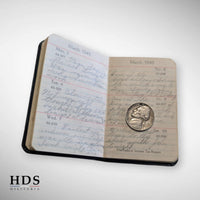 Agenda US ww2 1945 + Monnaie pendentif