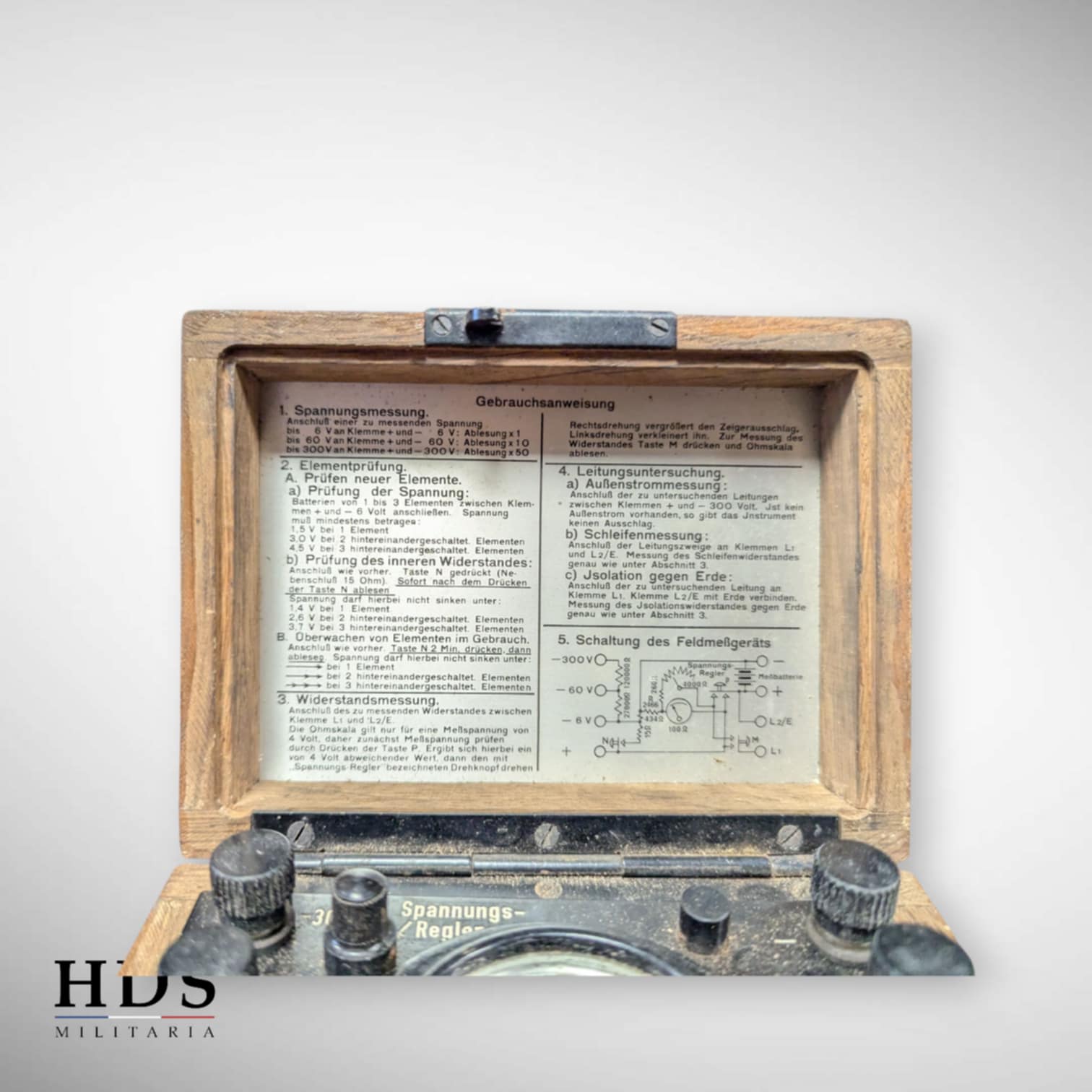 Voltmètre Allemand ww2 1941