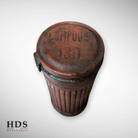 German gas mask case ww2 camouflage KM