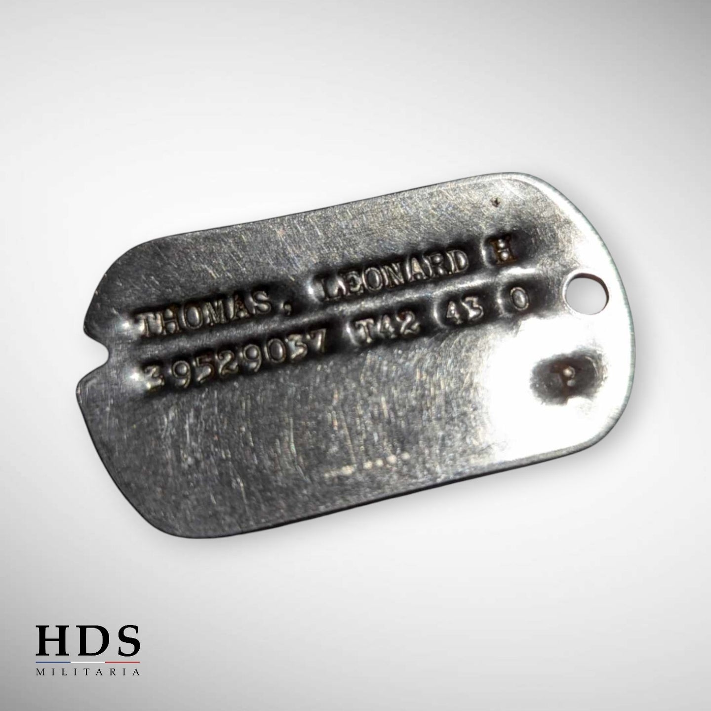 Plaque d'identité dog tag US ww2