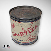 Boîte de lait en poudre US ww2 Dairylea
