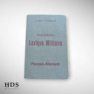 Dictionnaire lexique militaire Français Allemand ww1
