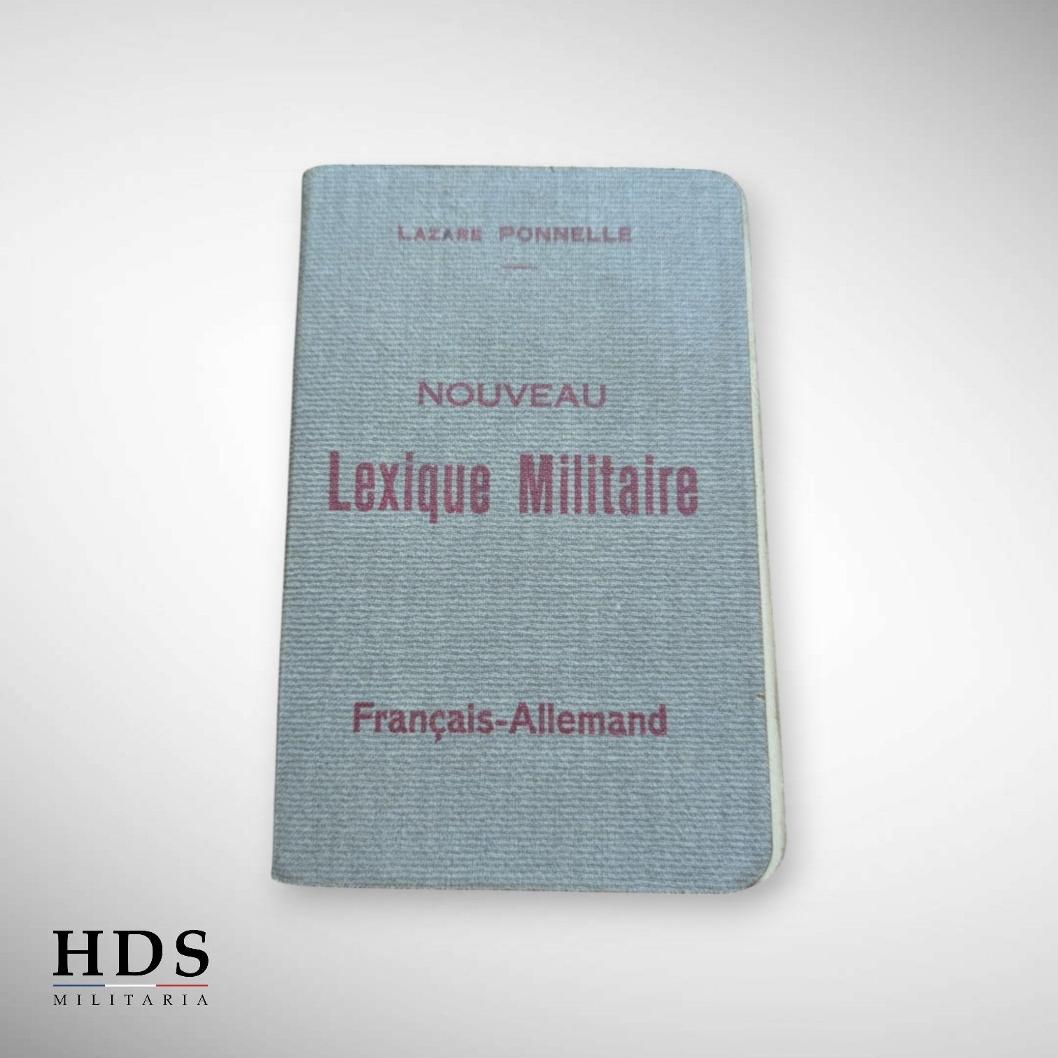 Dictionnaire lexique militaire Français Allemand ww1