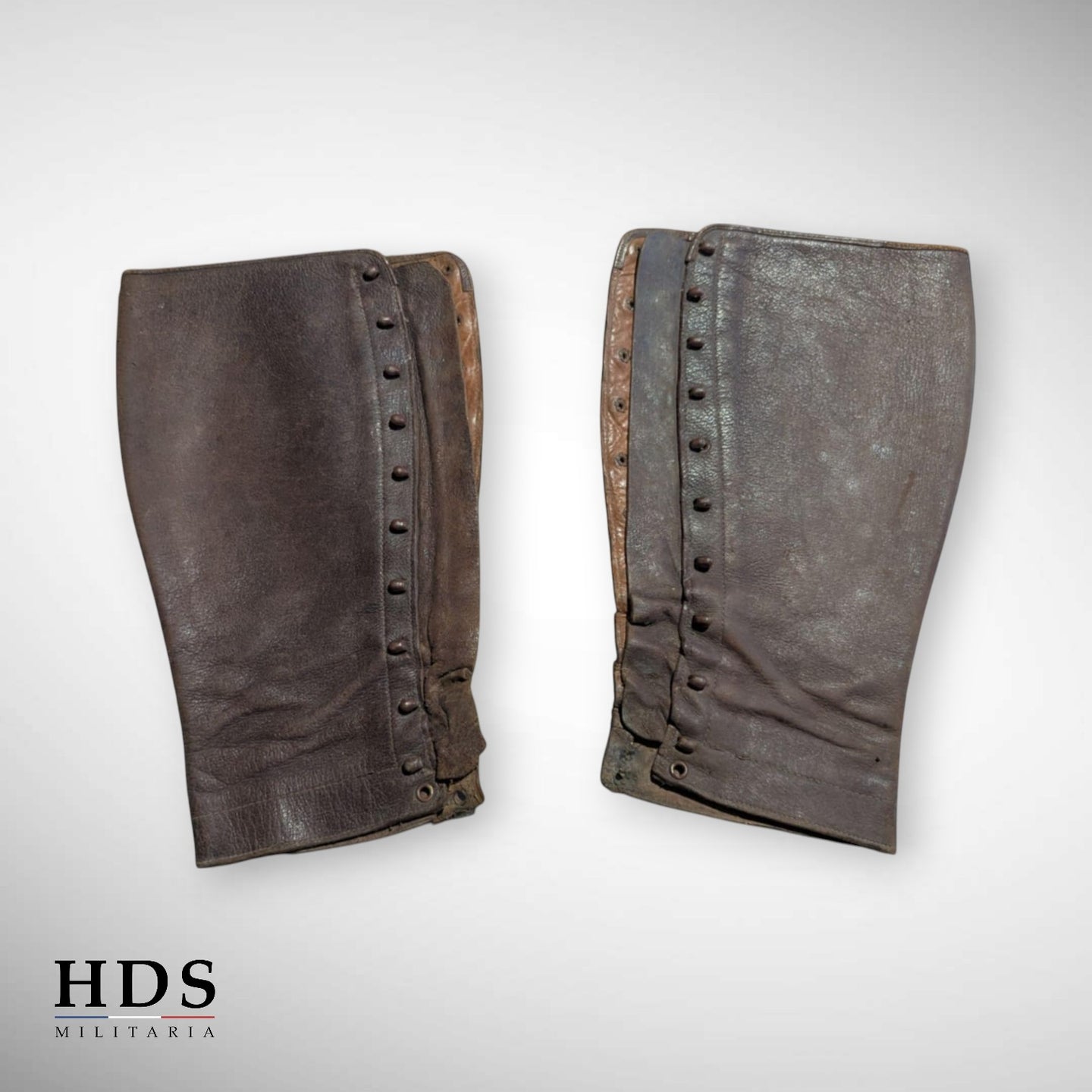 Pair of brown WW1 leg gaiters