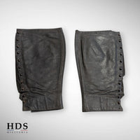Paire de guêtres jambières ww1 noires