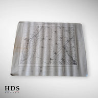 WW2 Map German Border Army Liberation 1944