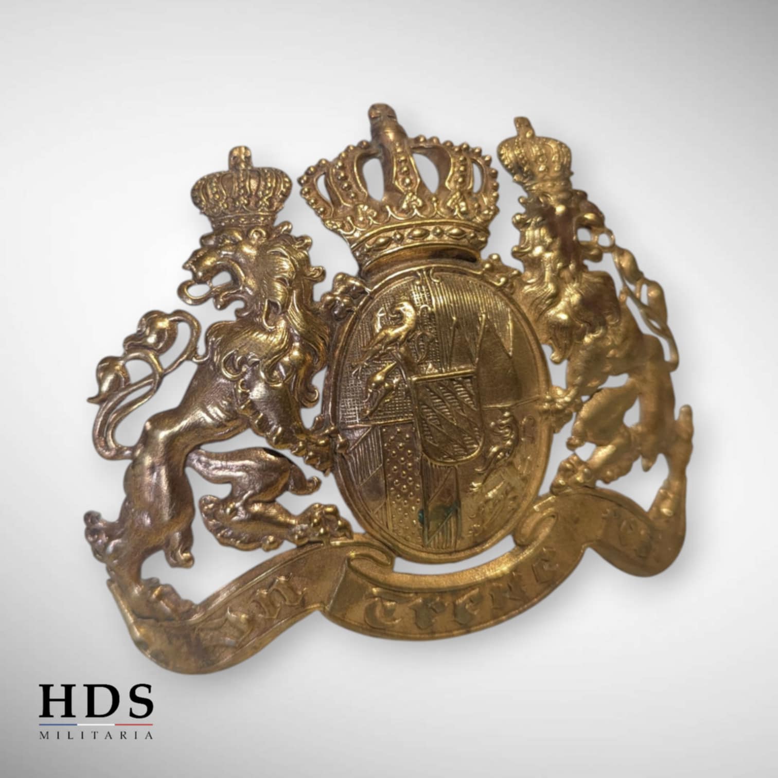 Plaque de casque Bavarois ww1