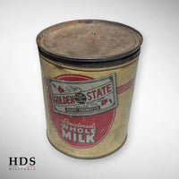 Boîte de lait en poudre US ww2 Golden State