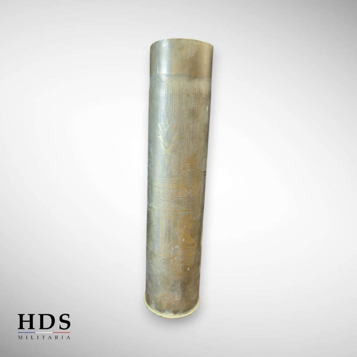 Douille 75mm artisanat de tranchée ww1