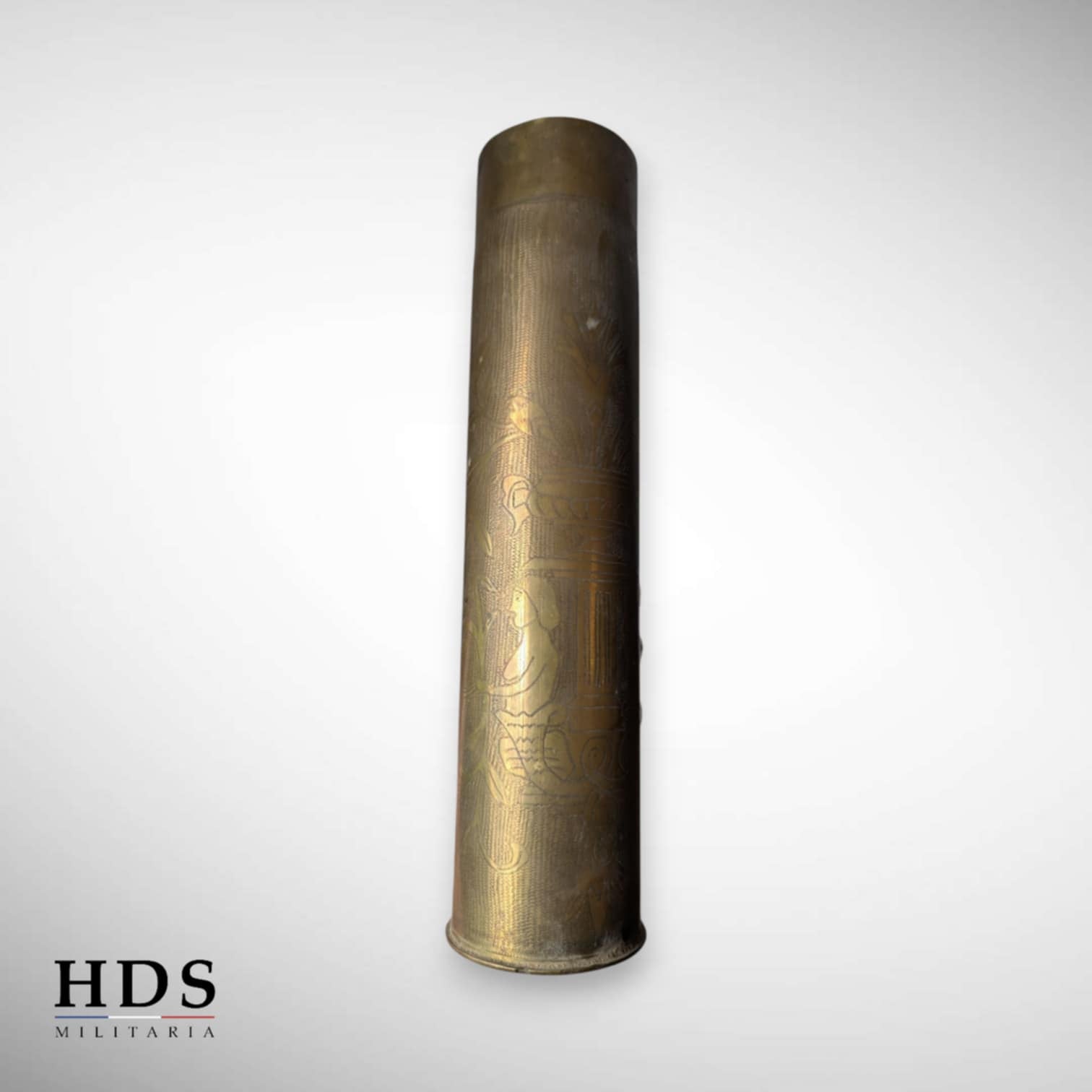 Douille 75mm artisanat de tranchée ww1