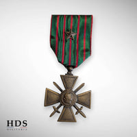 Médaille Croix de guerre 1914 - 1918 citation ww1