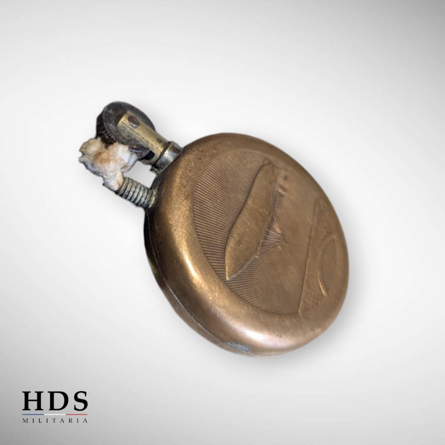 Briquet artisanat de tranchée ww1 avion Zeppelin
