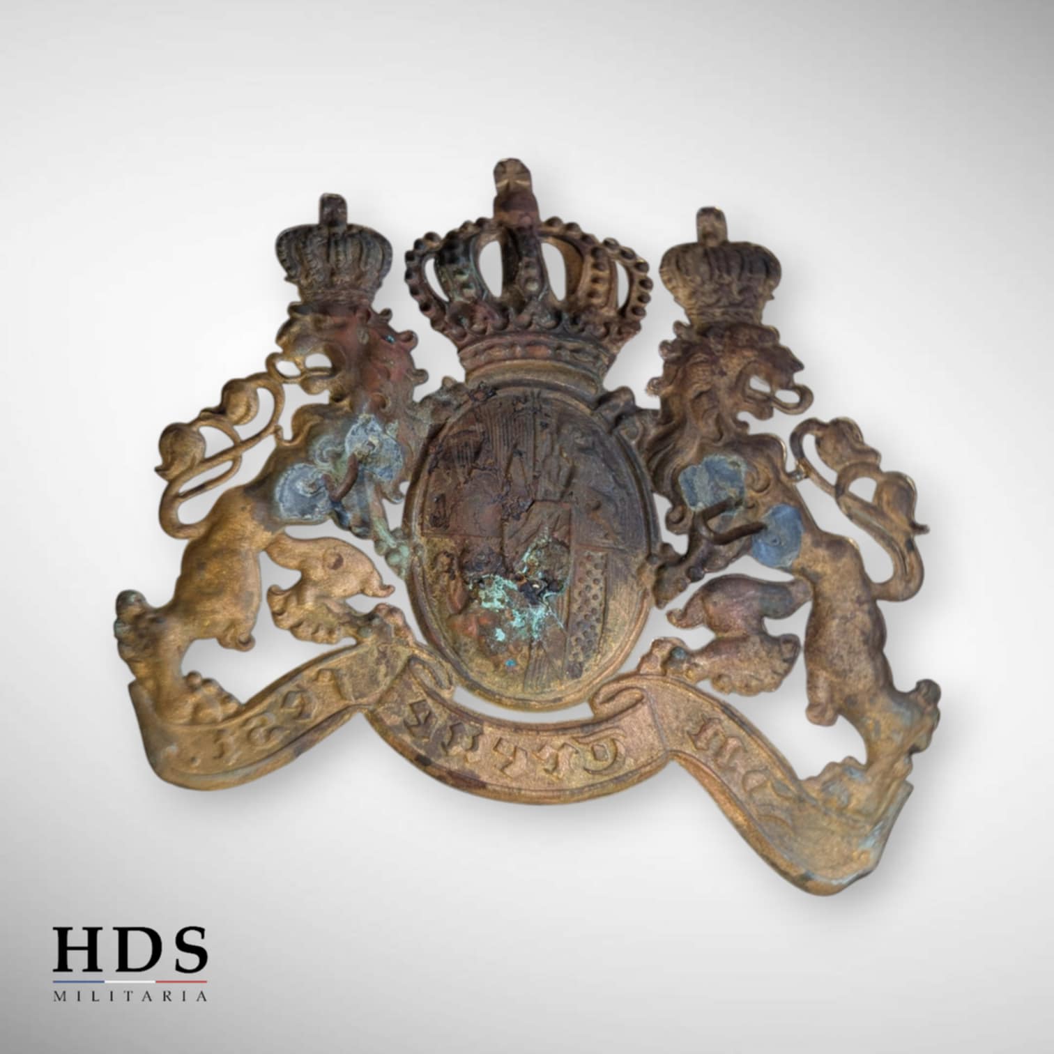 Plaque de casque Bavarois ww1