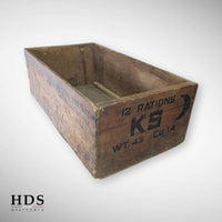 Caisse ration KS US ww2 Kellogg