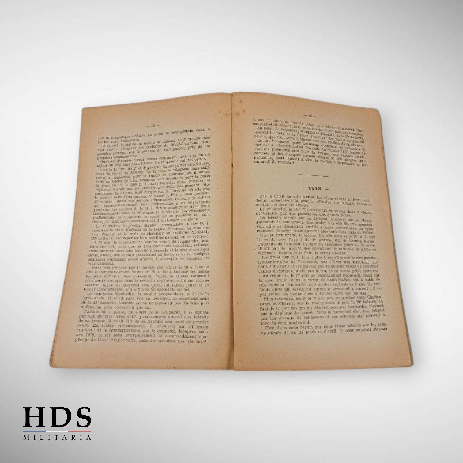 Historique 233 RA ww1 Artillerie