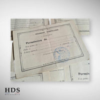 lot of 6 permissions 5RAC Artillery ww1