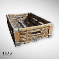 Panier osier Allemand ww1 6 douilles 15cm s.F.H.13