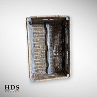 Panier osier Allemand ww1 6 douilles 15cm s.F.H.13