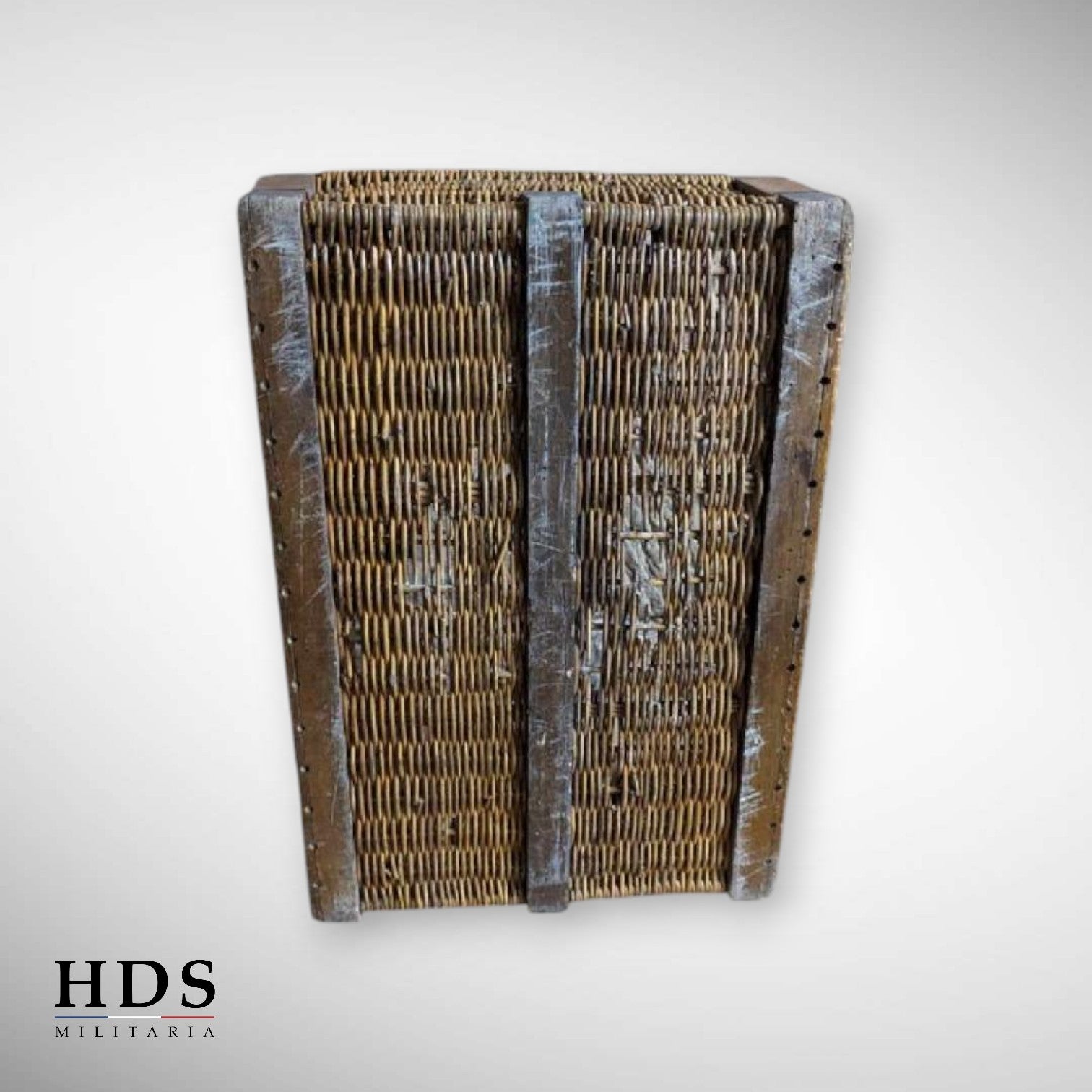 Panier osier Allemand ww1 6 douilles 15cm s.F.H.13