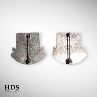 Pair of crest badges of the 86th Infantry Regiment