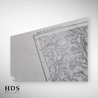 Carte Allemande Schirmeck ww1 Alsace