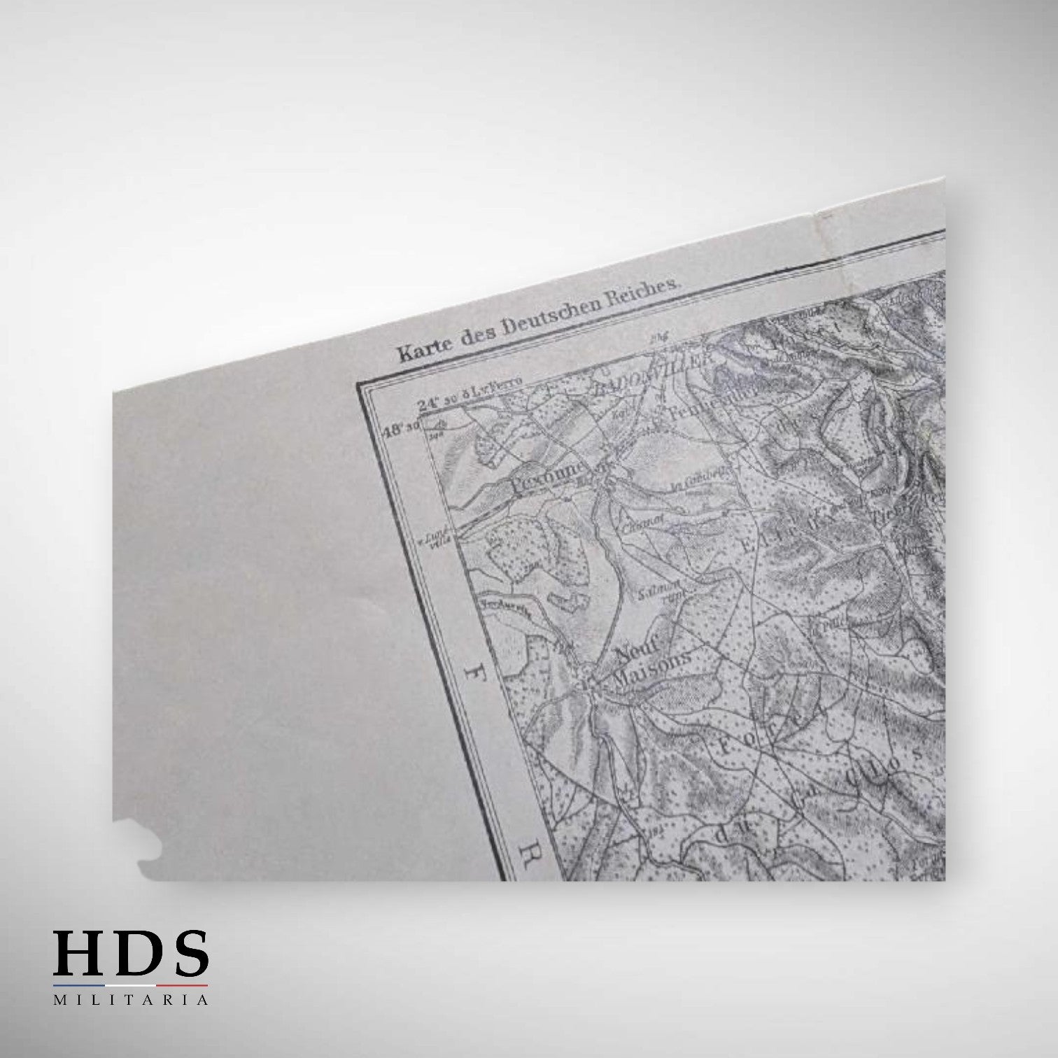 Carte Allemande Schirmeck ww1 Alsace