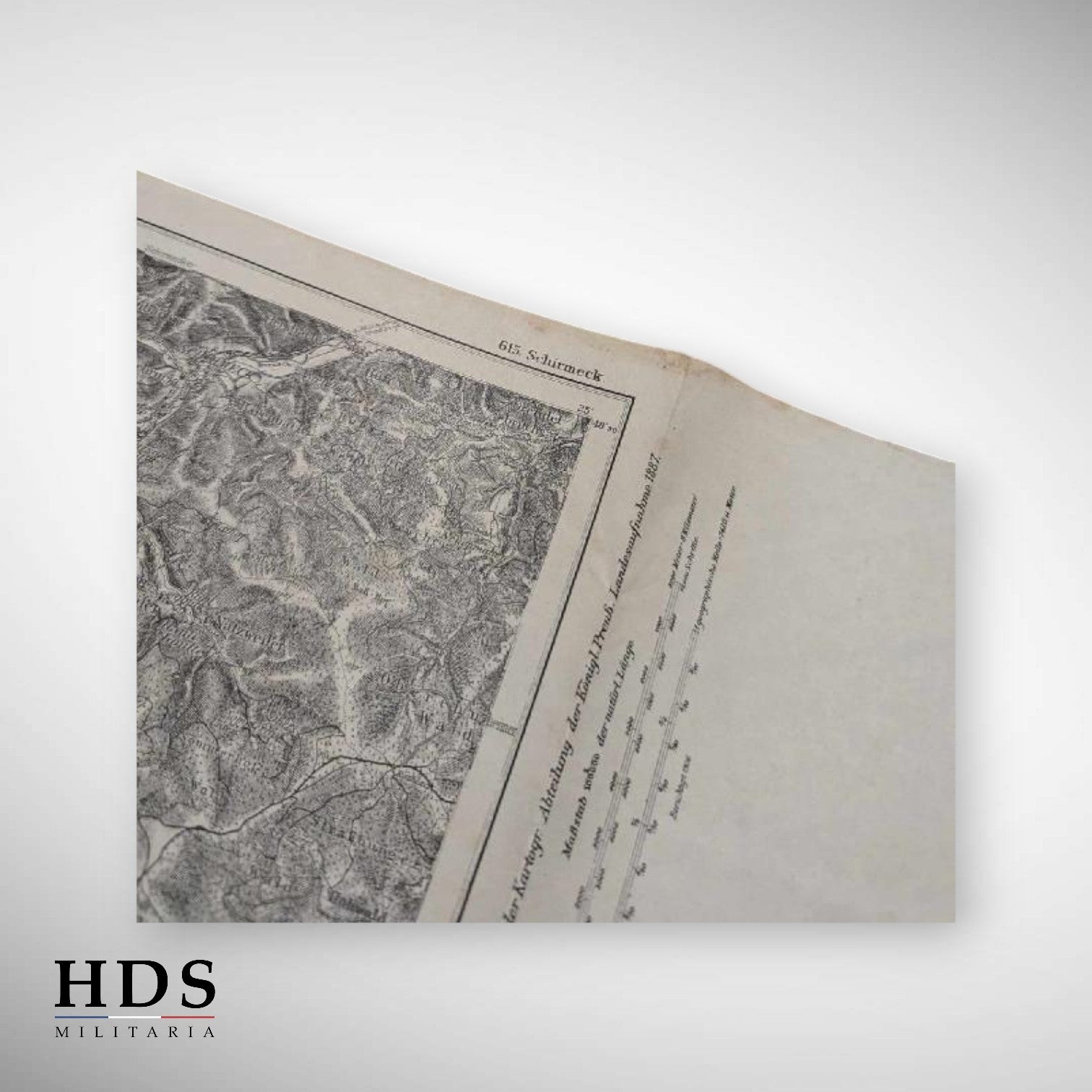 Carte Allemande Schirmeck ww1 Alsace