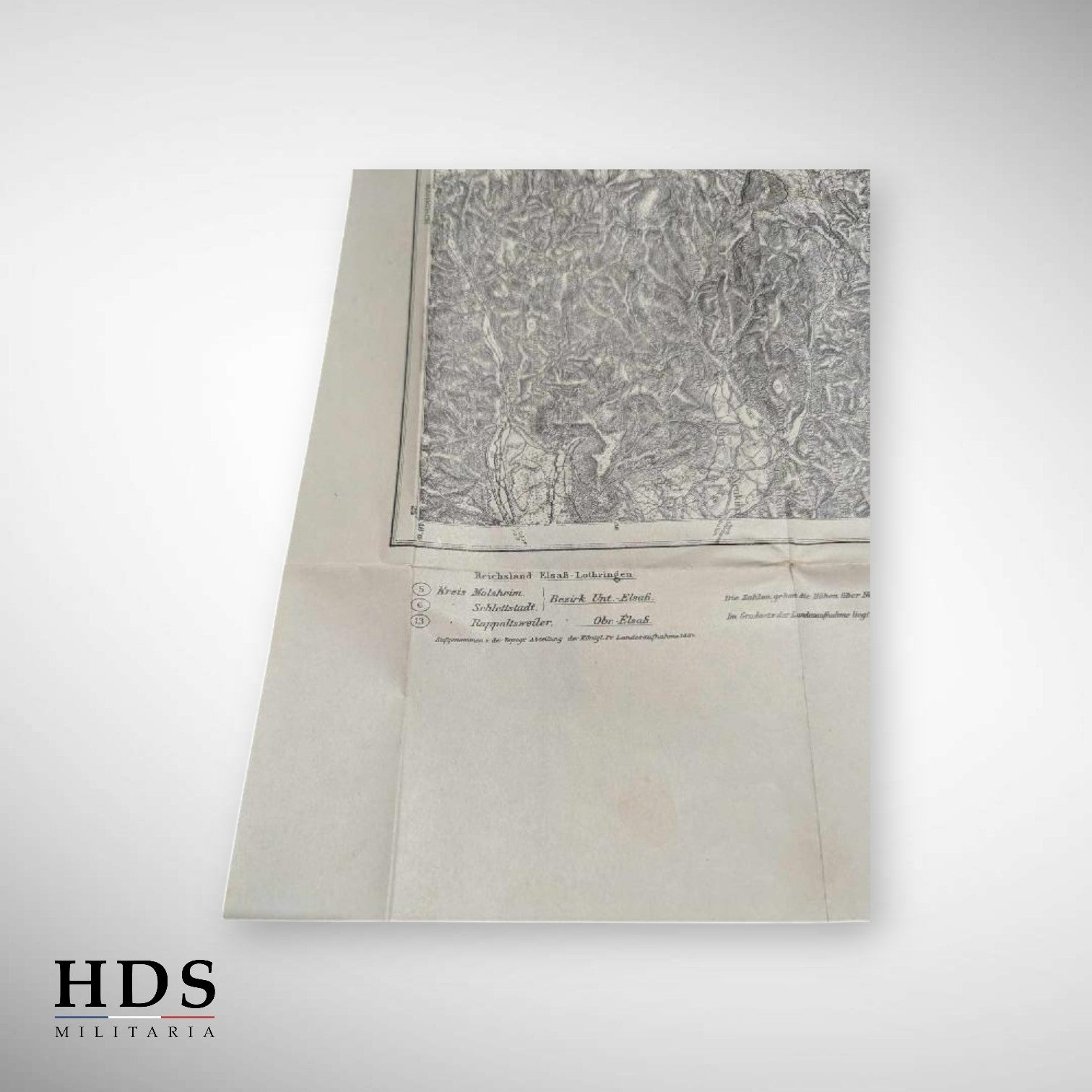 Carte Allemande Schirmeck ww1 Alsace