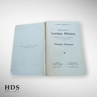 Dictionnaire lexique militaire Français Allemand ww1