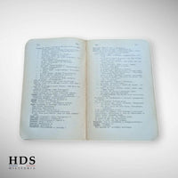 Dictionnaire lexique militaire Français Allemand ww1