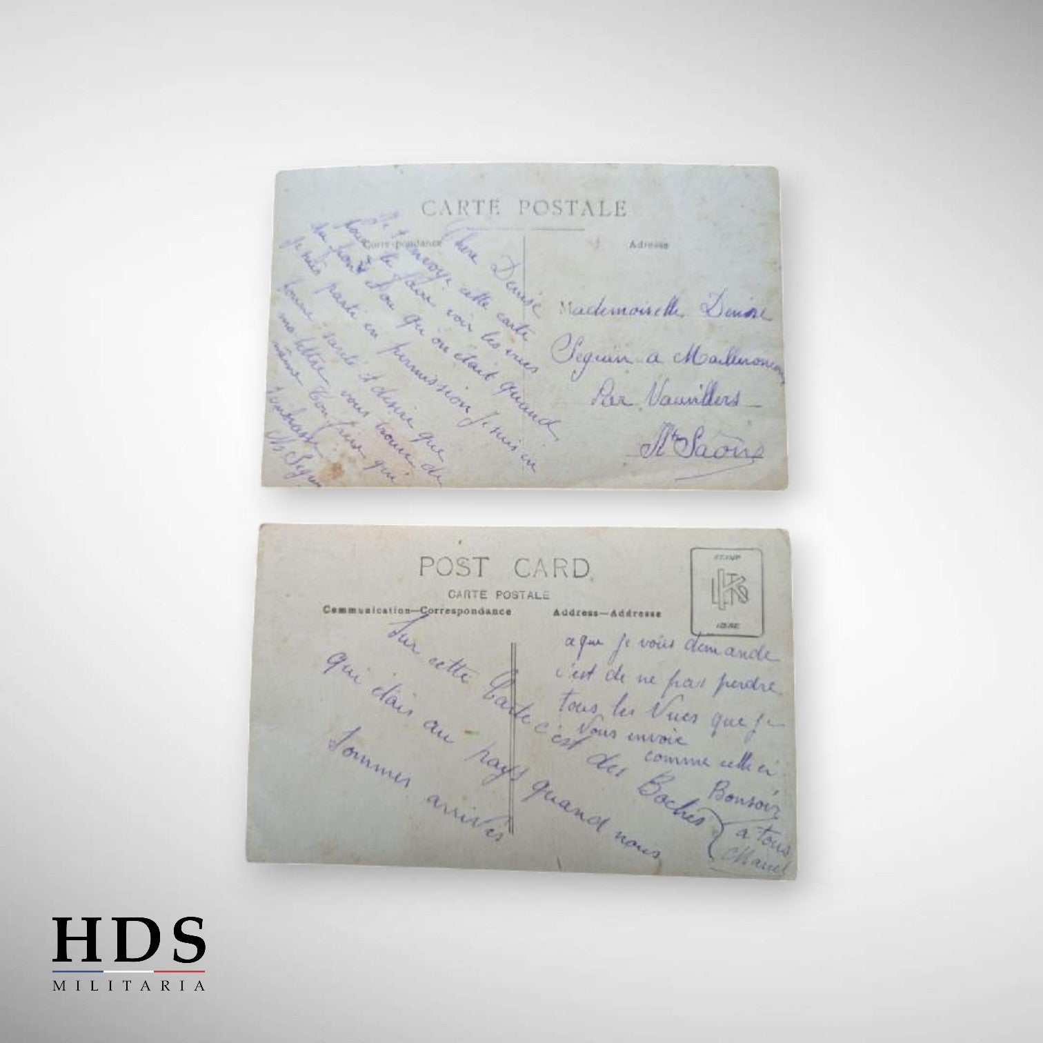 Lot photos cartes postales Artillerie ww1