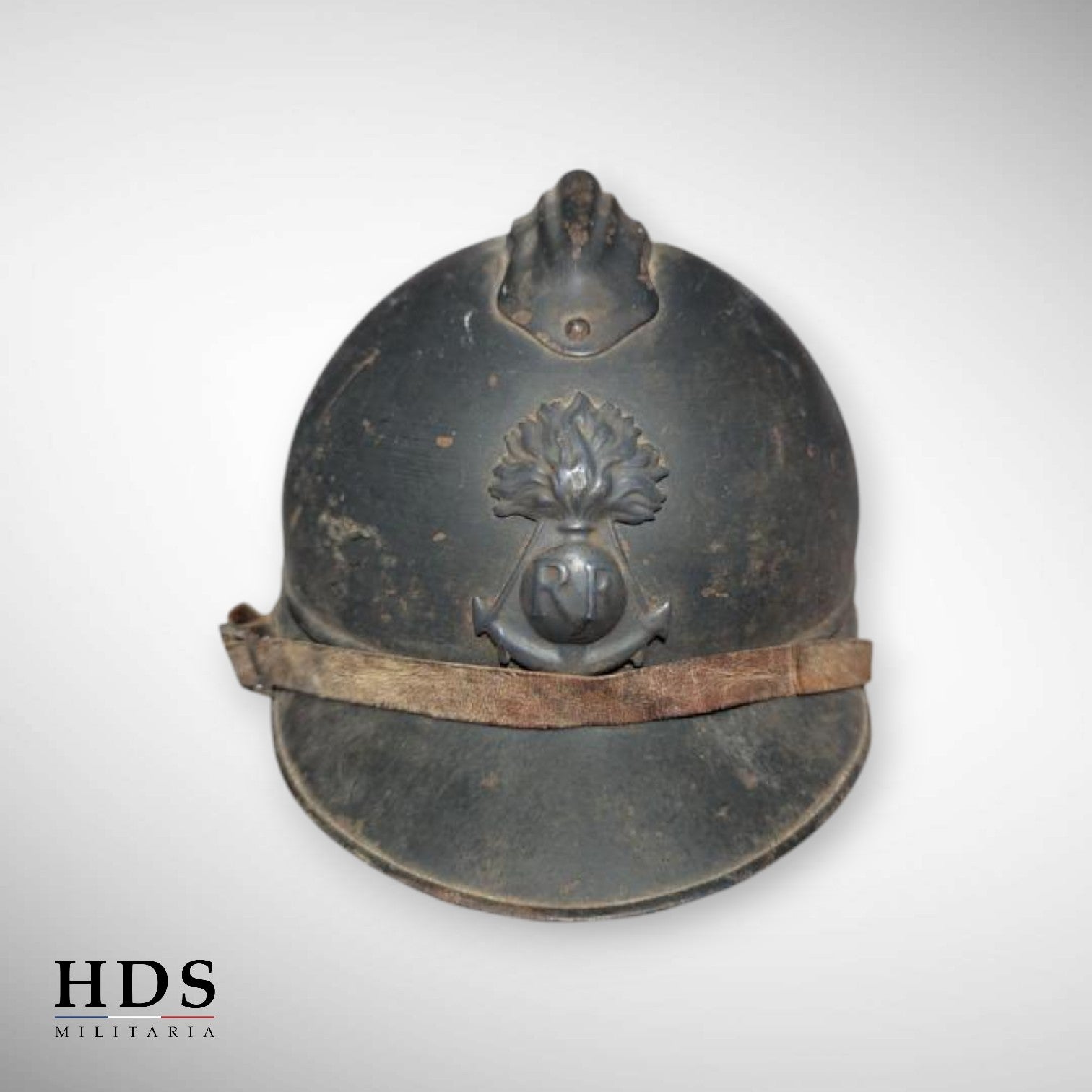 Casque Adrian m15 Troupes de Marine ww1