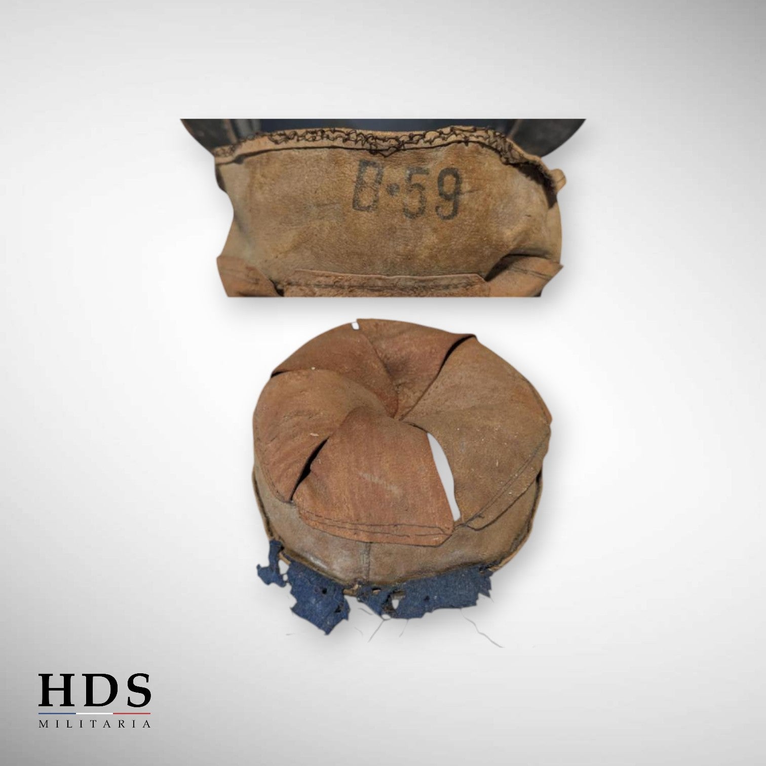 Casque Adrian m15 Troupes de Marine ww1