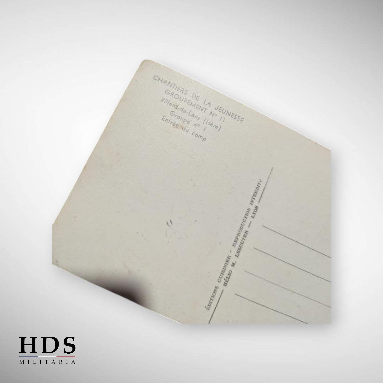CJF Villard de Lans WW2 booklet
