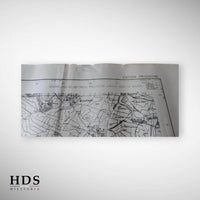 WW2 Map German Border Army Liberation 1944