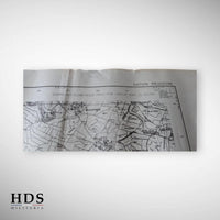 WW2 Map German Border Army Liberation 1944