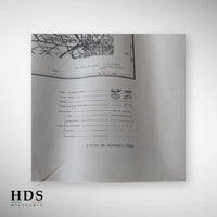 WW2 Map German Border Army Liberation 1944