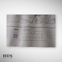 WW2 Map German Border Army Liberation 1944