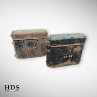 Lot boîtes pour piles / Batteries US ww2 modèle CS-39