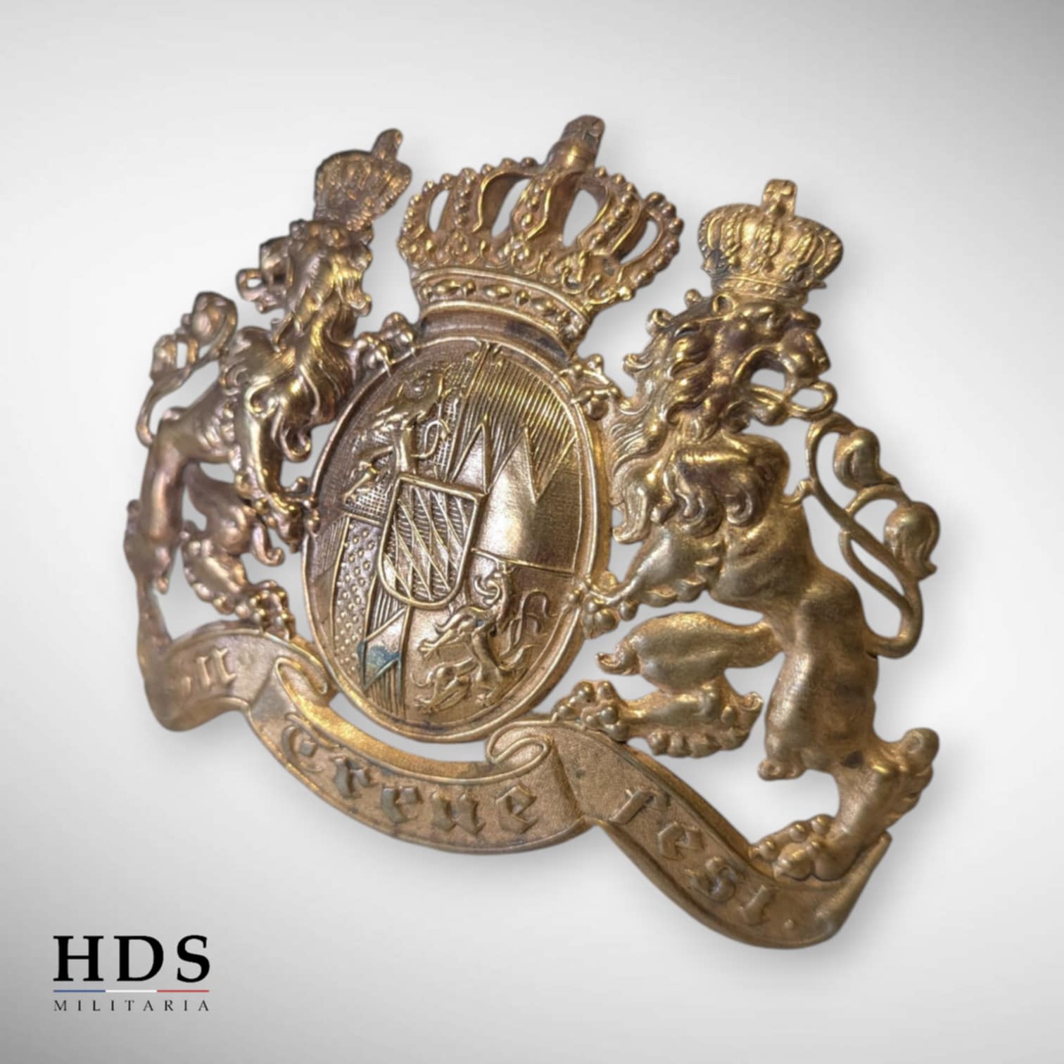 Plaque de casque Bavarois ww1