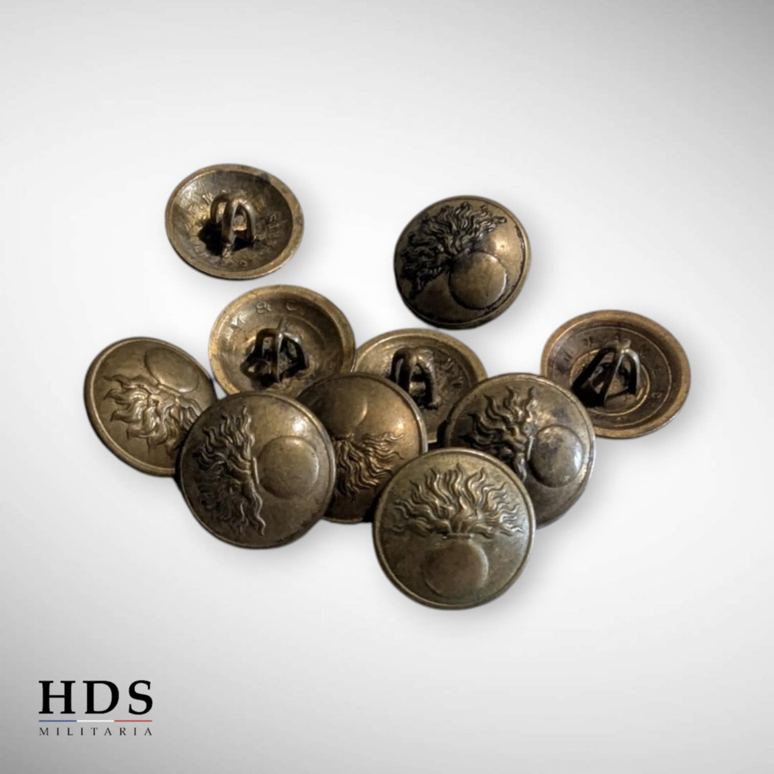 Bouton infanterie troupe Français ww1 petit module