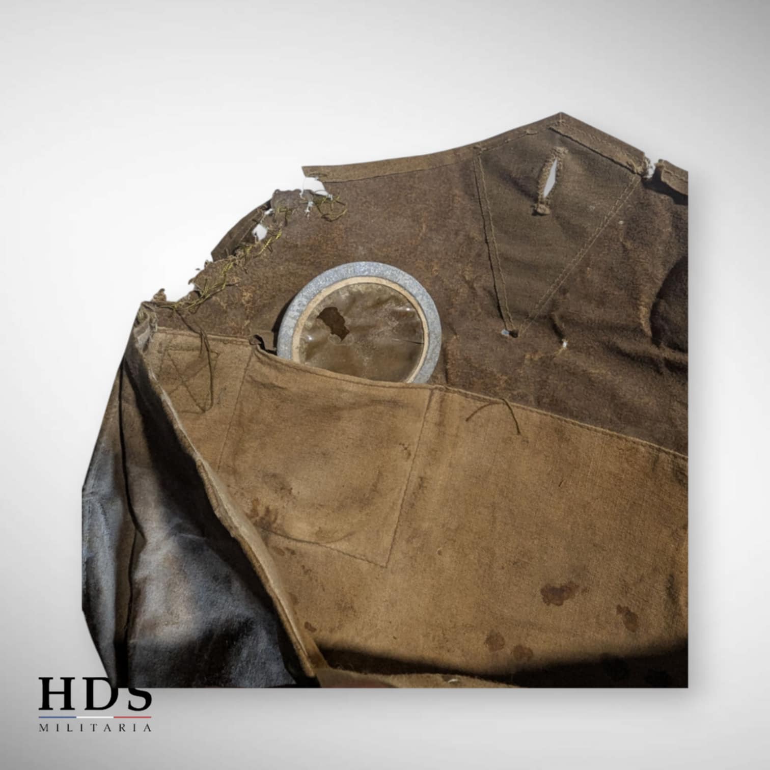 Musette pour masque à gaz M2 Français ww1