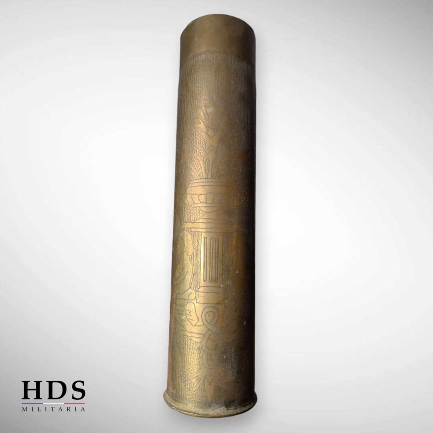 Douille 75mm artisanat de tranchée ww1