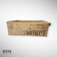 Carton de ration US ww2 ten in one menu #1